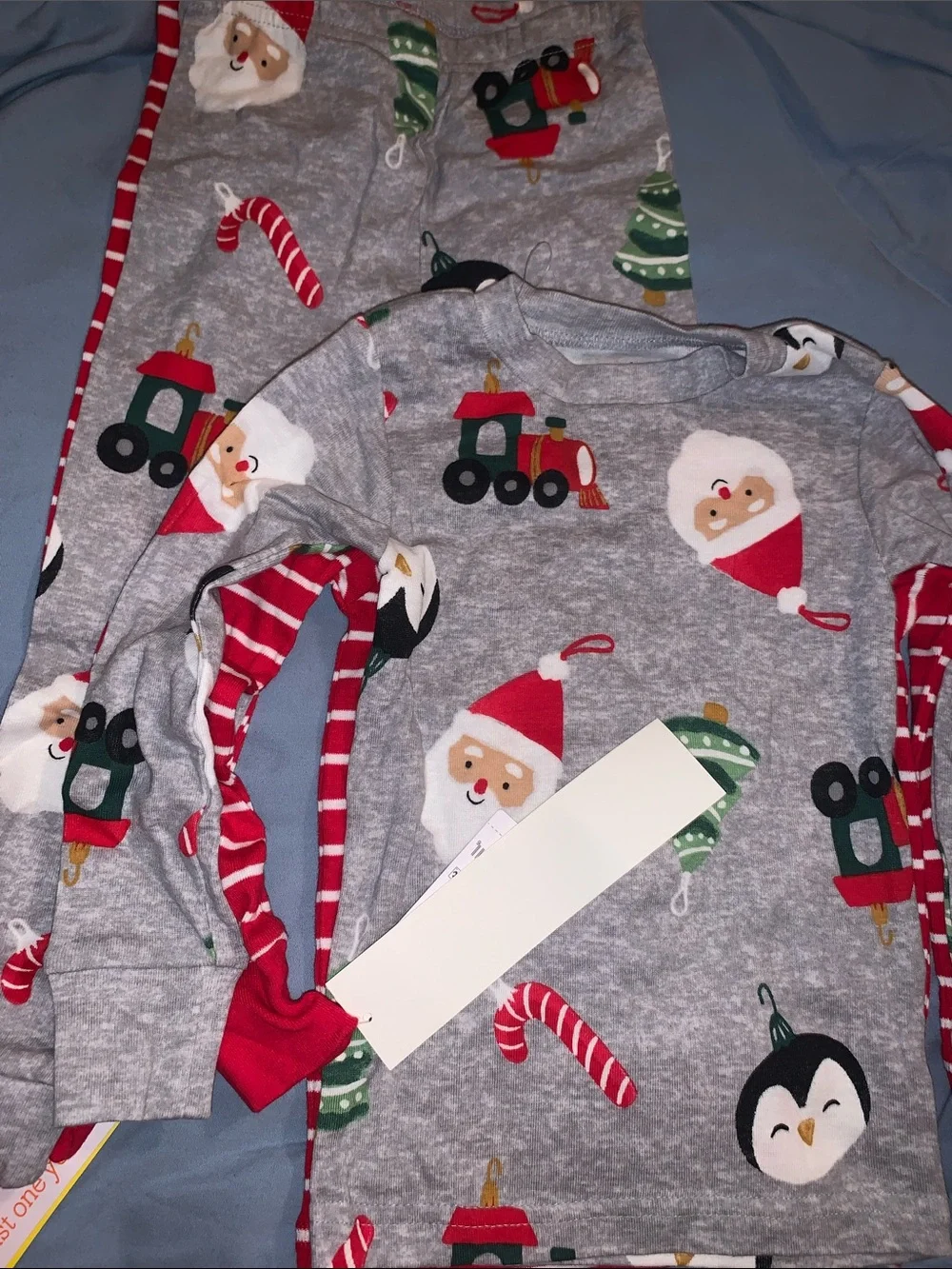 Kids Red Striped Santa Pajama Set Carter’s 2T 4pc set